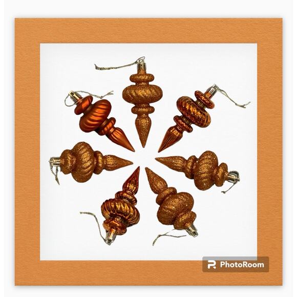 Set of 7 Vickerman Finial Ornament 4” tall - Picture 1 of 8